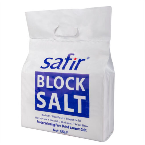 Safir Blokzout 4 kg – 6 x 8 kg (12 × 4 kg blokken) – waterontharder – Zoutbezorgd.nl - Afbeelding 4