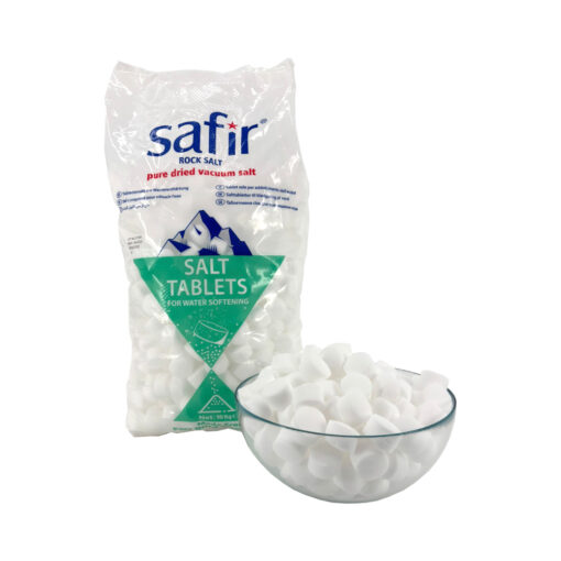 Safir Onthardingszout Tabletten 1 x 10 kg – waterontharder – Zoutbezorgd.nl