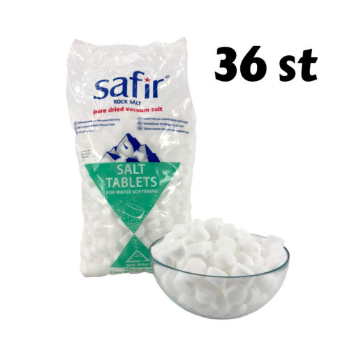 Safir Onthardingszout Tabletten 36 x 10 kg (360 kg) – waterontharder – Zoutbezorgd.nl