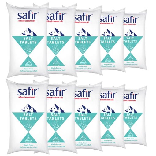 Safir onthardingszout tabletten 10 x 10kg (100kg) – voor waterontharder