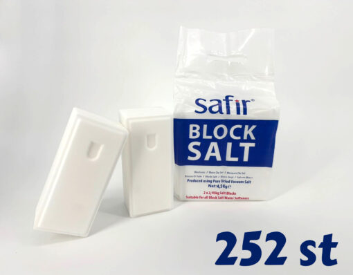 Safir blokzout 252 x 4.3kg (504 blokken van 2.15kg) – voor waterontharder