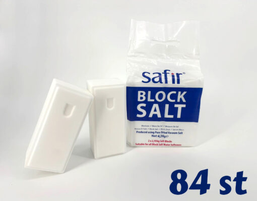 Safir blokzout 84 x 4.3kg (168 blokken van 2.15kg) – voor waterontharder