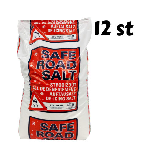 Strooizout 12x25kg (300KG) - Geschikt voor oprit, stoep en bedrijfsterrein